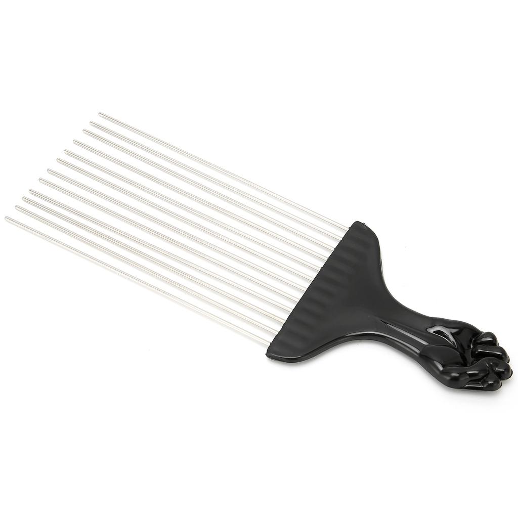 Professioneller Metall-Haarpick Entwirren Salon Friseursalon Pick Kamm Haarstyling-Werkzeug