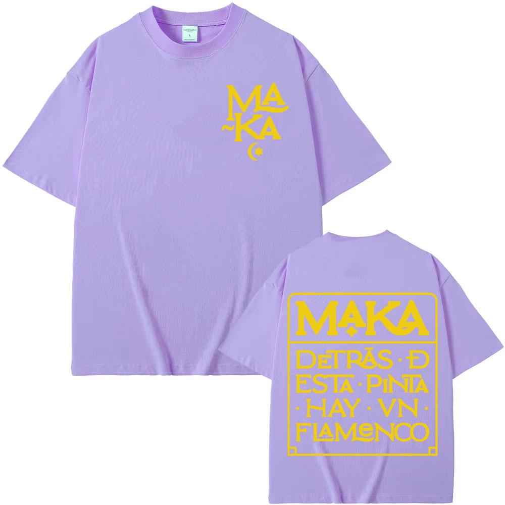 Rapper Maka Detras Desta Pinta Hay Vn Flamenco Graphic Print T Shirts Men Women Fashion Casual 100% Cotton Short Sleeve T-shirts