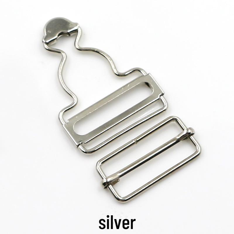 Metal Button Gourd Buckle Denim Maternity Overalls with Adjustable Straps