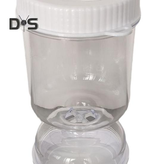 Glass Pickle Jar with Strainer Flip Leak-Proof Wide-Mouth Design Food Grade BPA Free Airtight Olive Kimchi Hourglass Container