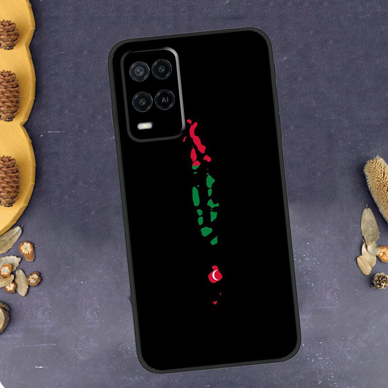 

Maldives Map Phone Case For Oppo A96 A16 A76 A78 A58 A18 A38 A98 A17 A77 A80 A40 A60 A74 A94 A54 A15 A57S OPPO A80 5G