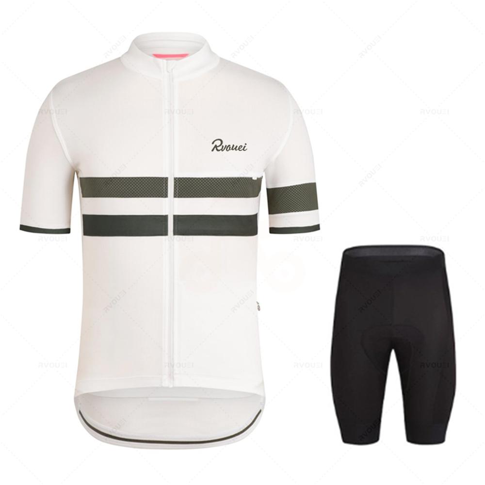 Rvouei 2026 New Cycling Clothing Road Bike Wear Racing Clothes Quick Dry Men's Bicycle Jersey Set Ropa Ciclismo Maillot Hombre
