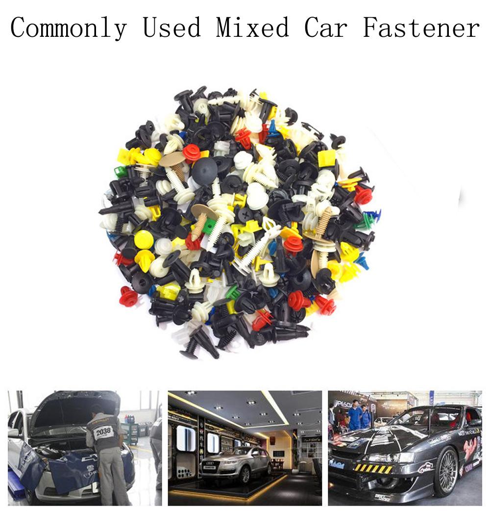 

New 400Pcs/Pack Auto Car Mixed Door Trim Panel Clip Fasteners Bumper Rivet Retainer