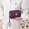 Multi-Zipper Waterproof Wrist Bag, Portable Phone & Card Holder Handbag