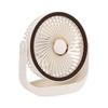 Rechargeable Desk Fan Quiet 360 Rotation 5 Speeds Wall Mountable Personal Fan USB Powered Battery Operated Type C for