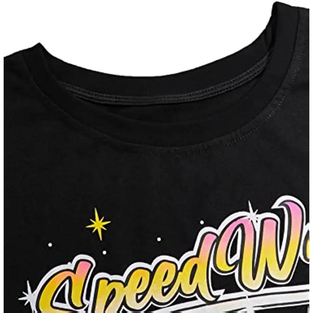 Men Car Letter Graphic Print Short Sleeve Round Neck T Shirt Tee Graphic T Shirts Men Clothing Cotton Daily Four Seasons