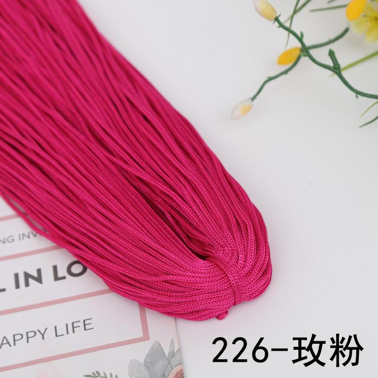 Croșetare Fir Gol Cordon de Nailon Fir de Tricotat Mătase Lucios Linie de Croșetat pentru DIY Covoraș Pălării Genți Pantofi Artizanat