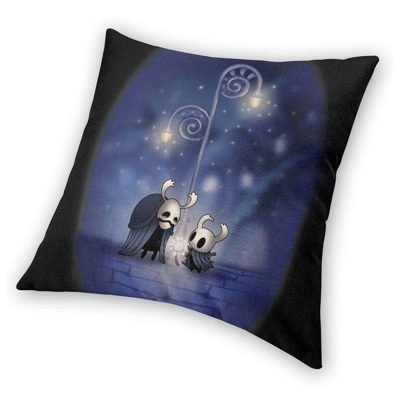 Hollow Love Cushion Cover 45X45 Home Decorative Print Hollow Knight Throw Pillow Case For Car Double-Sided Cojines Decorativos