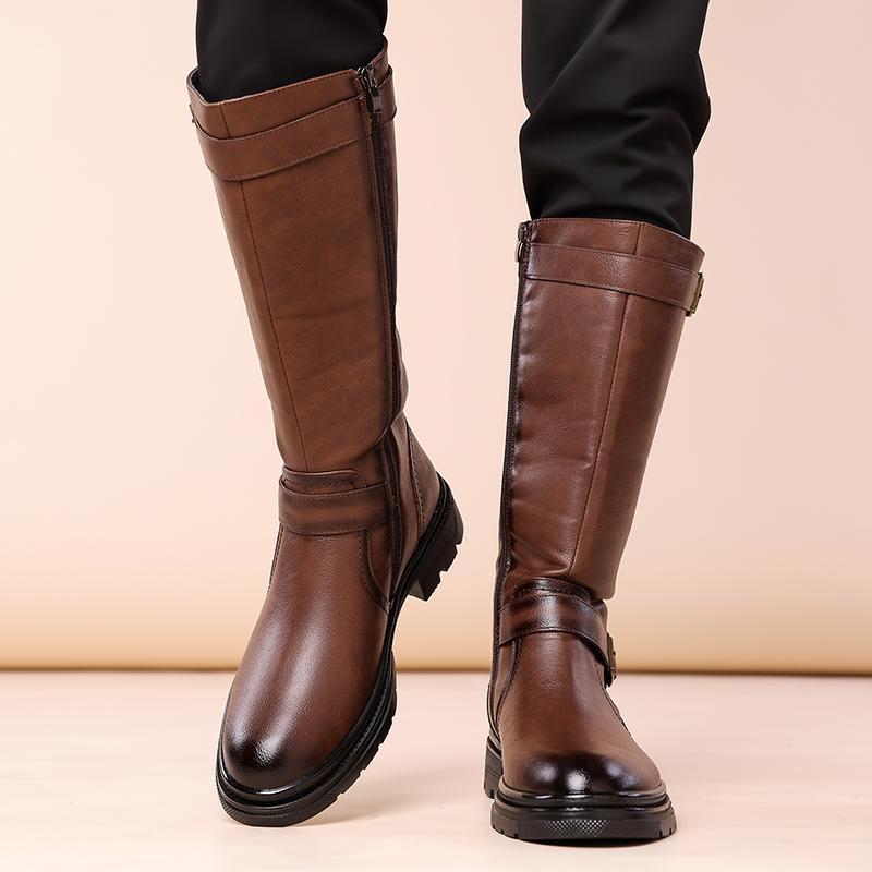 Men's autumn and winter boots High quality classic gentleman style Work or office Outdoor fashion street quality shoes New