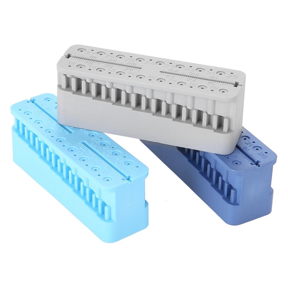 Dental Endo Block Files Measuring Tools Endodontic Ruler Test Board