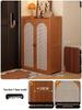 Large Capacity Narrow Vertical Shoe Cabinet for Entryway