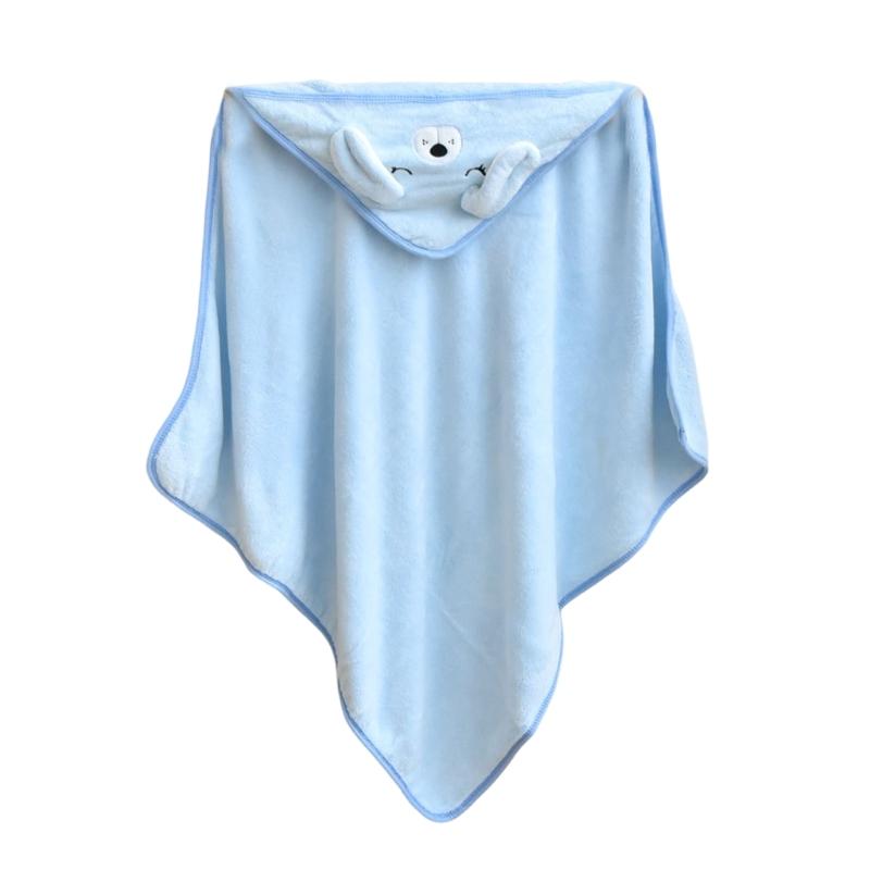 Baby Hooded Shower Towel Bath Towel Strong Absorbent Quick Drying Soft Bathrobe Blanket Poncho Breathable Infant Cape
