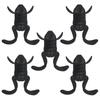 5 pezzi esca per rana con zampe a forma di calcio 4 cm esca galleggiante Luya Frog 10g esca per la pesca attraente per acqua salata e acqua dolce
