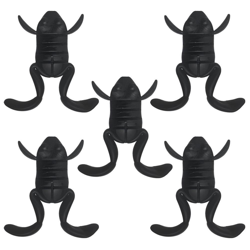 5 pezzi esca per rana con zampe a forma di calcio 4 cm esca galleggiante Luya Frog 10g esca per la pesca attraente per acqua salata e acqua dolce
