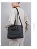 Customized Men's 15.6'' Business Casual Crossbody Tote Laptop Bag with Logo Print