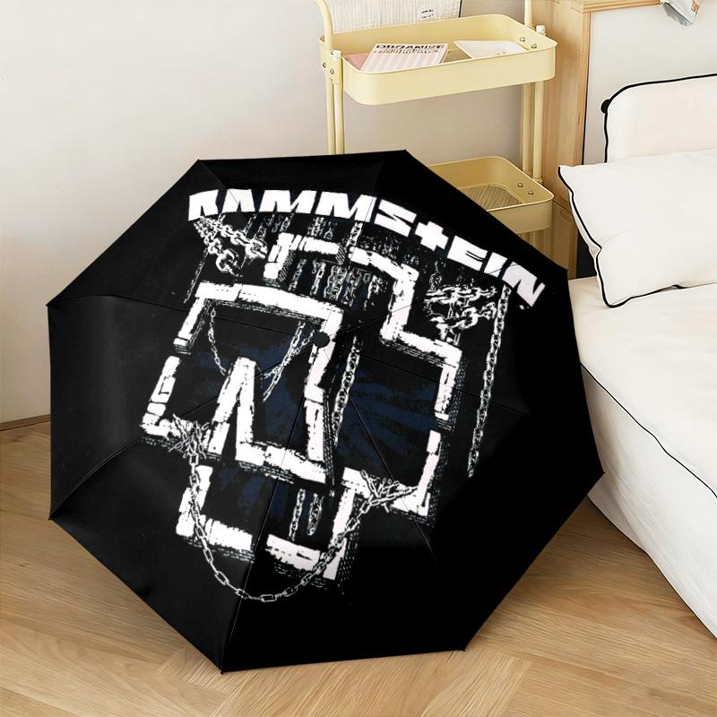 Famous German rock heavy metal band Rammstein Till Lindemann Umbrella, a portable iron travel and camping essential umbrella H4