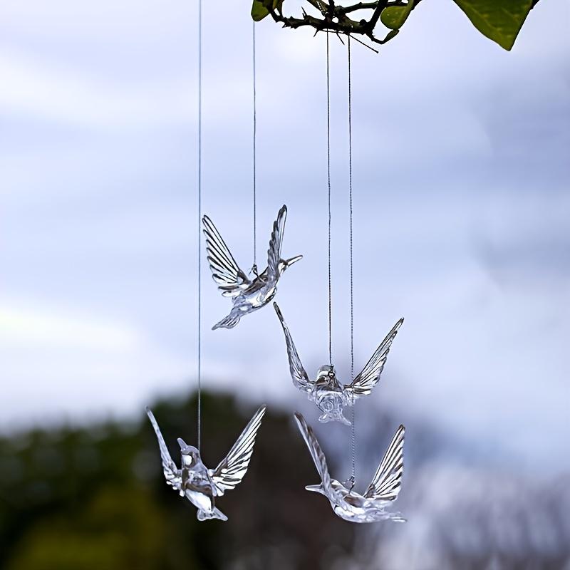 4 Pieces, Exquisite Bird Shaped Ceiling Decorations, Bird and Hummingbird Decorations, Suitable for Festivals, Weddings, Parties