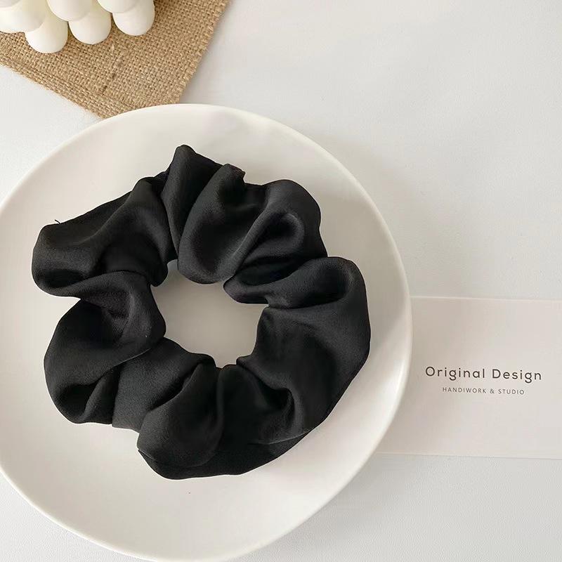 4pcs Simple and Cool Style, Large Intestine Headband, Elegant Temperament, Fat Intestine Headband, Rubber Band