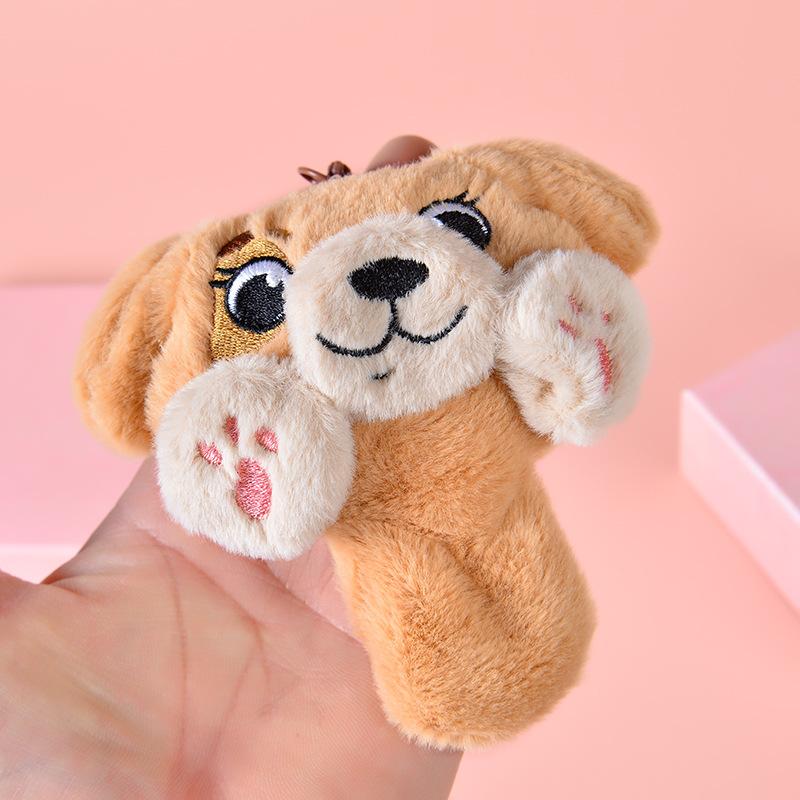 

Cute Plush Puppy Doll Pendant Keychain Backpack Hangings Decoration Accessries Gifts 1pc