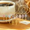 1Pcs Jewelry Decoration Cross Catholic Steering Wheel Charm Accessory Keychain Unique Design Car Ornament