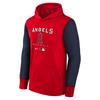 Nike X MLB Collaboration Hoodie Los Angeles Angels New York Yankees Comfortable Simple Long Sleeve Fleece Kids Hoodies Red 3Z3B7SBGY-LAA