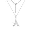 Cazador New France Paris Eiffel Tower Gold Color Pendant Necklaces for Women Stainless Steel Chain on the Neck Jewelry Wholesale