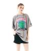 Soipeuyukaen Oversized Loose Fit Pigment Print T-Shirt
