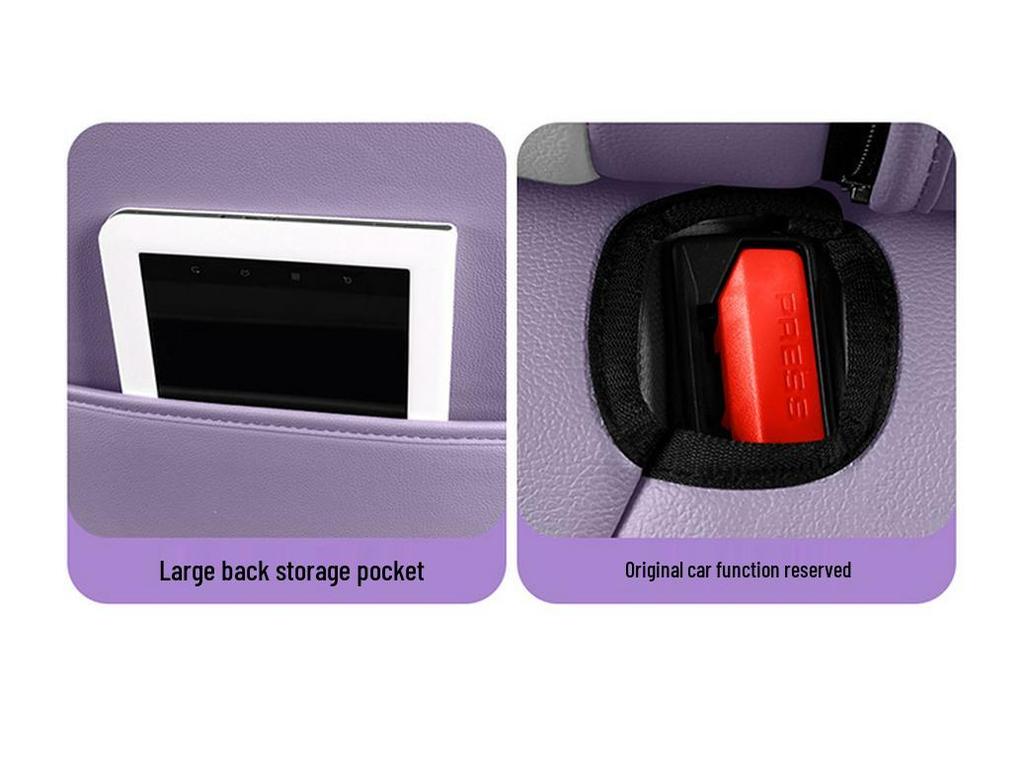 Xingrui L Full Leather Car Seat Cushion for Five-Seat Vehicles - New Model for All Seasons