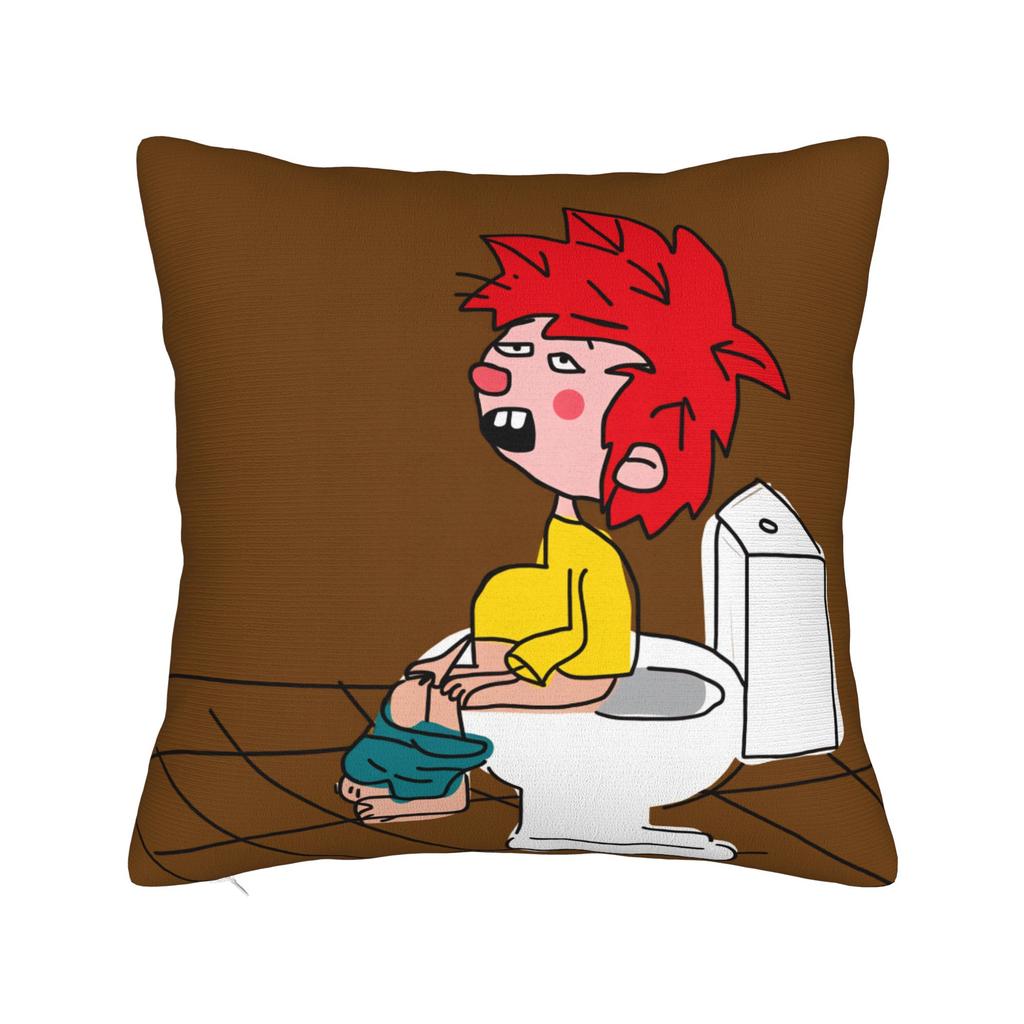 P-Pumuckls Pillow Case Cute Funny Pillow Cover Square Pillowcases For Office Car Home Decor