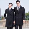 Terman Unisex Mid-length Winter Professional Wool Blend Coat