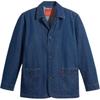 Levis Pioneer Series Loose Fit Simple Comfortable Versatile Long Sleeve Denim Jacket Men Jackets Blue A2691-0000
