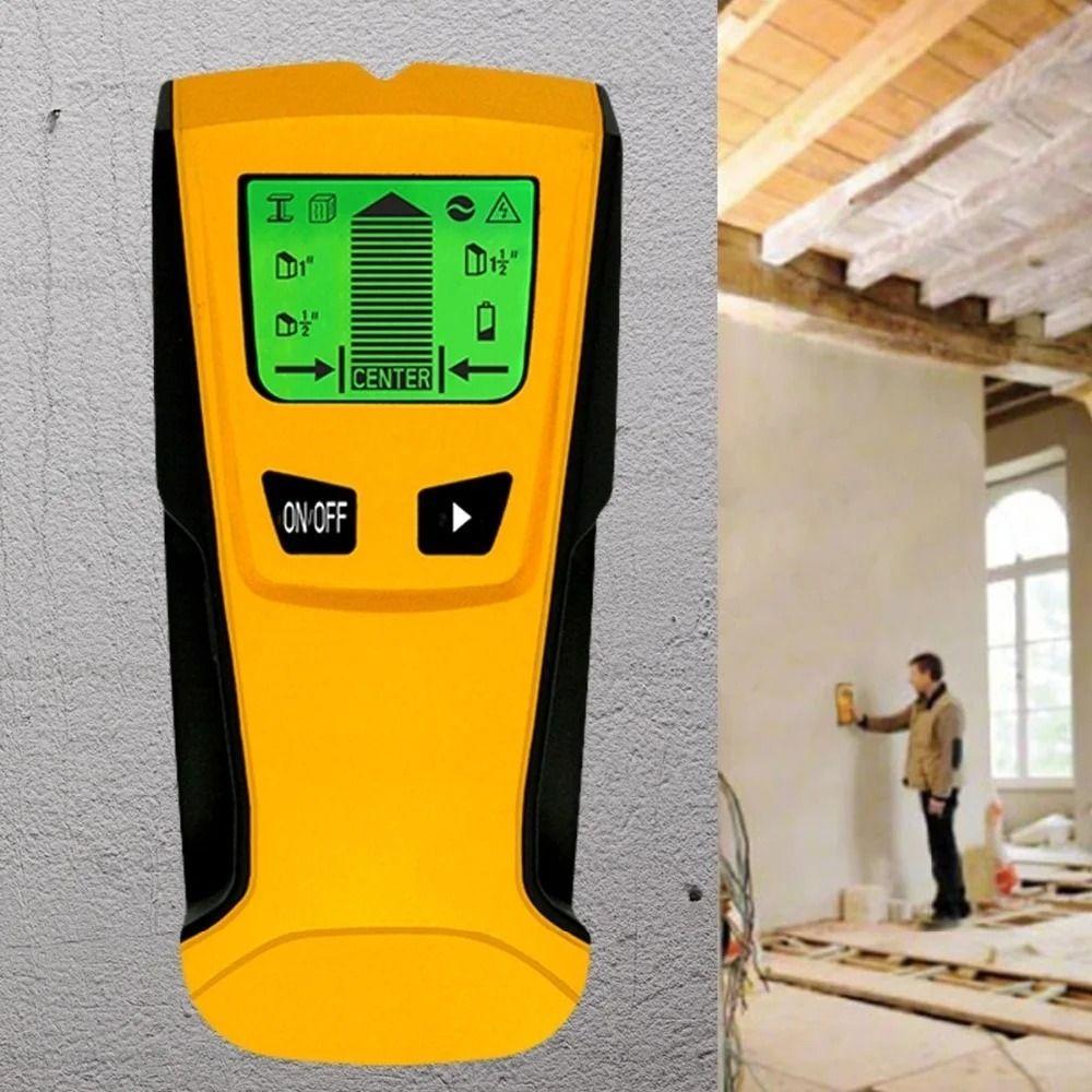 LCD Display AC Voltage Live Wire Detector 3 In 1 Wall Stud Finder Industrial