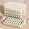 Dumpling Organizers Box Featuring Stackable Designs and Easy Cleaning PP Materials for Kitchen Refrigerator Storage