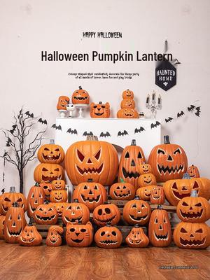 Large Outdoor Light-Up Pumpkin Lantern Halloween Decoration for Kindergarten
