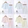 Baby Summer Cotton Pajamas Set With Antibacterial Fabric For Newborns