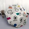 1pc Emoticons Faces Automatic Open/Close Umbrella, Windproof, Folding Compact Umbrella with Lightweight Design for Women/Men075
