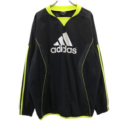 Adidas Long Sleeve Piste L Charcoal Pullover Men's Used