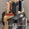 Rotating Kitchen Knife and Utensil Holder