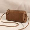 New Niche High-End Simple and Stylish Single-Shoulder Crossbody Matte Pu Pen Holder Retro Cylindrical Women's Small Bag