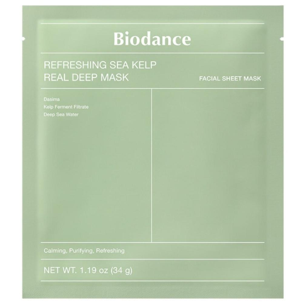

BIODANCE Refreshing Sea Kelp Real Deep Mask 34 g - soothing sheet mask