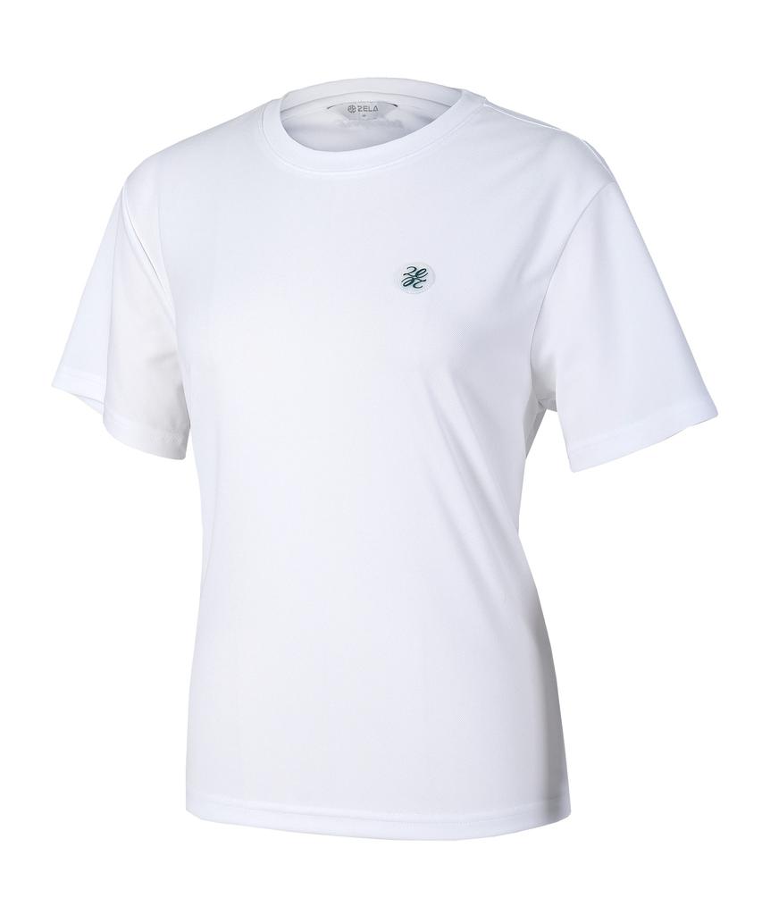 2ELA Women'S Petit Shine Aerocool Pk Round Short Sleeve T-Shirt 4 Colors