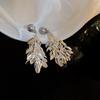 Lelie van de Dal Blad Waterdruppel Hars Hangende Oorbellen Voor Vrouwen Feestjesu Nieuw In Oorbelhaak Vintage Mode Cheongsam Sieraden