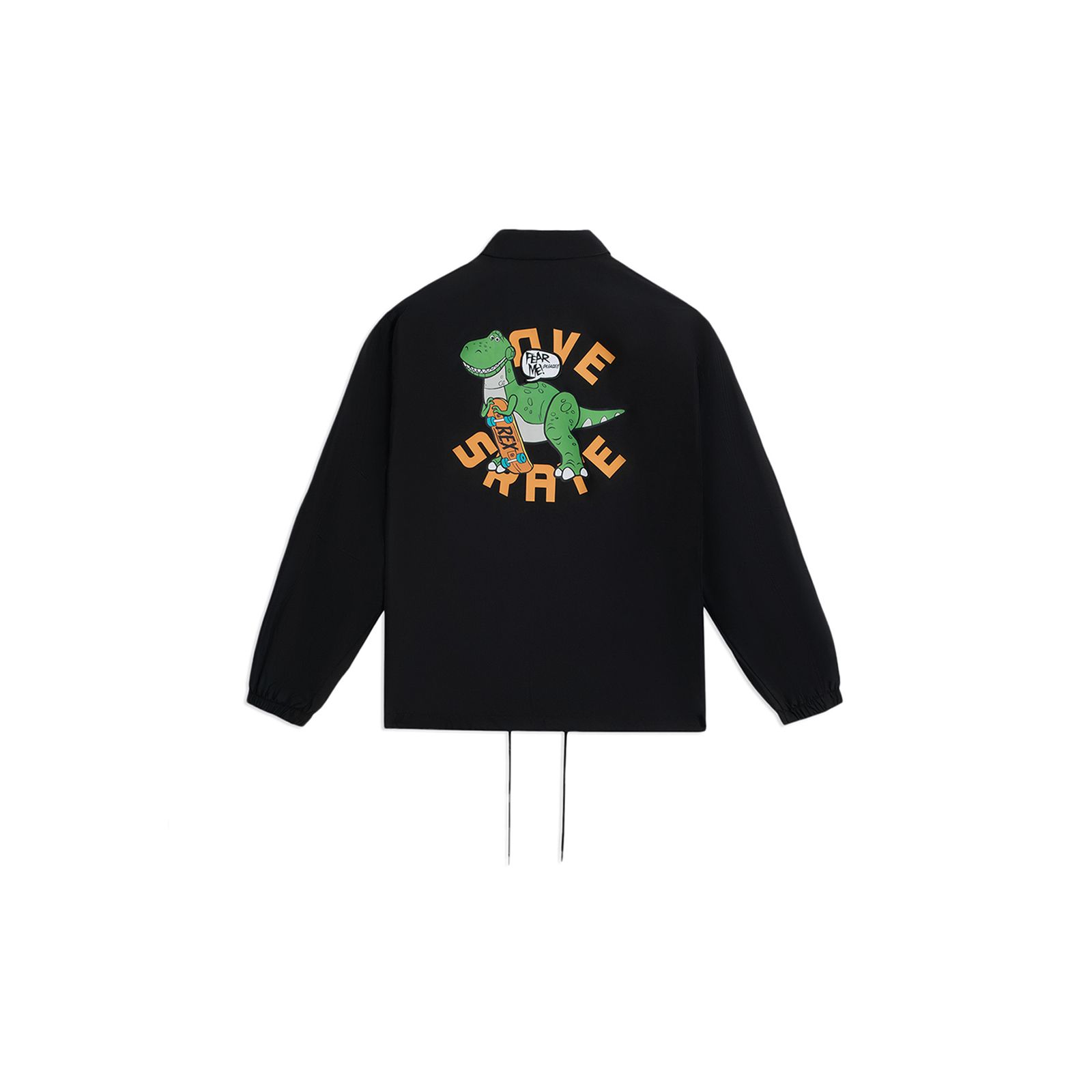 

Li Ning X Disney Серия Скейтбордов Логотип Принт Буква Анималистичный Узор Куртка Поло на Пуговицах Мужские куртки Черный AFDS459-3 L