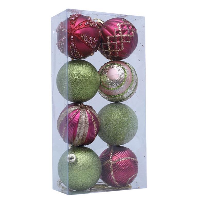Christmas Tree Decorations Shimmering Christmas Balls Ornament Hanging Balls For Christmas Tree Home And Festival