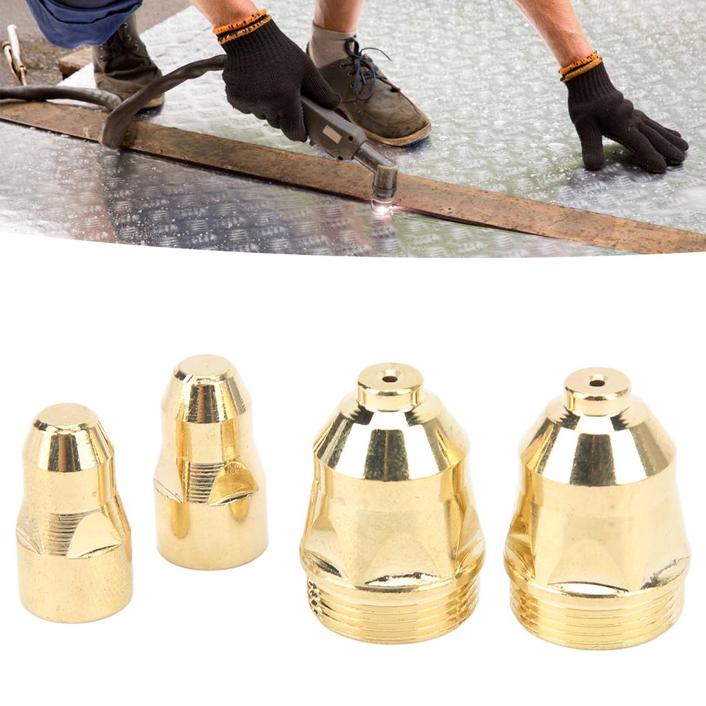 Plasma Nozzle Electrode Copper High Temperature Resistant Plasma Cutting Accessories Plasma Nozzle Electrode Set