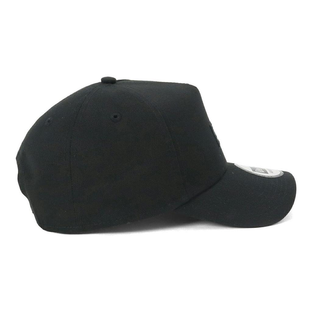 New Era Cap 9FORTYA-FRAME Metal Flag Logo Badge Cotton BlackMetallic Silver FREE 940AF METAL FLAG BLK SIL 251 14388669 NER36C5107