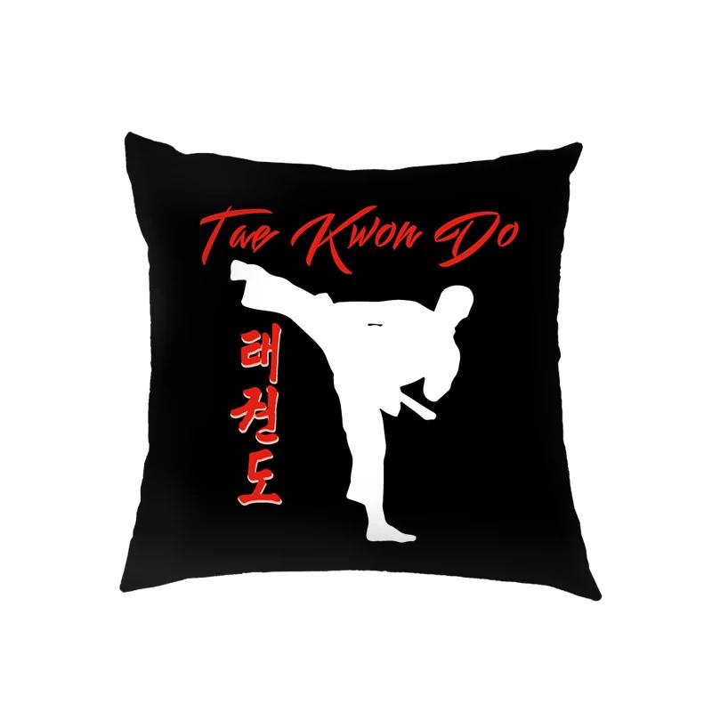 Cool Martial Art Judo / Taekwondo / Karate / Aikido Kissenbezug Kissenbezug Sofa Schlafzimmer Büro Auto Dekokissenbezug