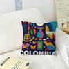 Vintage Landscape Colombia   Pillow Covers Cartoon Sofa Decorative Home Double-sided Printing Short Plush Cute Cushion Cover