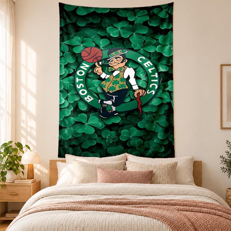 Boston Celtics Tapestry Highquality for Decorating Living Room Bedroom Dorm Walls Ideal As Bedroom Wallart Orholiday Gift