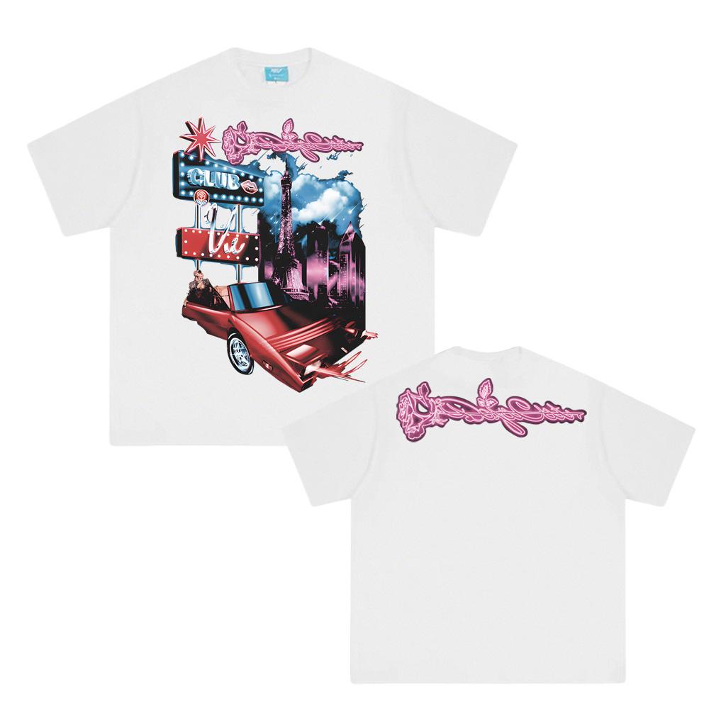 OFFICIAL CLUB VIE PARIS T-SHIRT Doja Cat T Shirt Hip Hop Comfortable 100% Cotton Clothing High Quality Tops